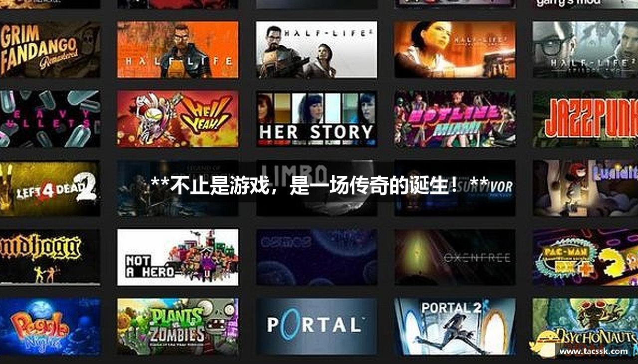 **不止是游戏，是一场传奇的诞生！**